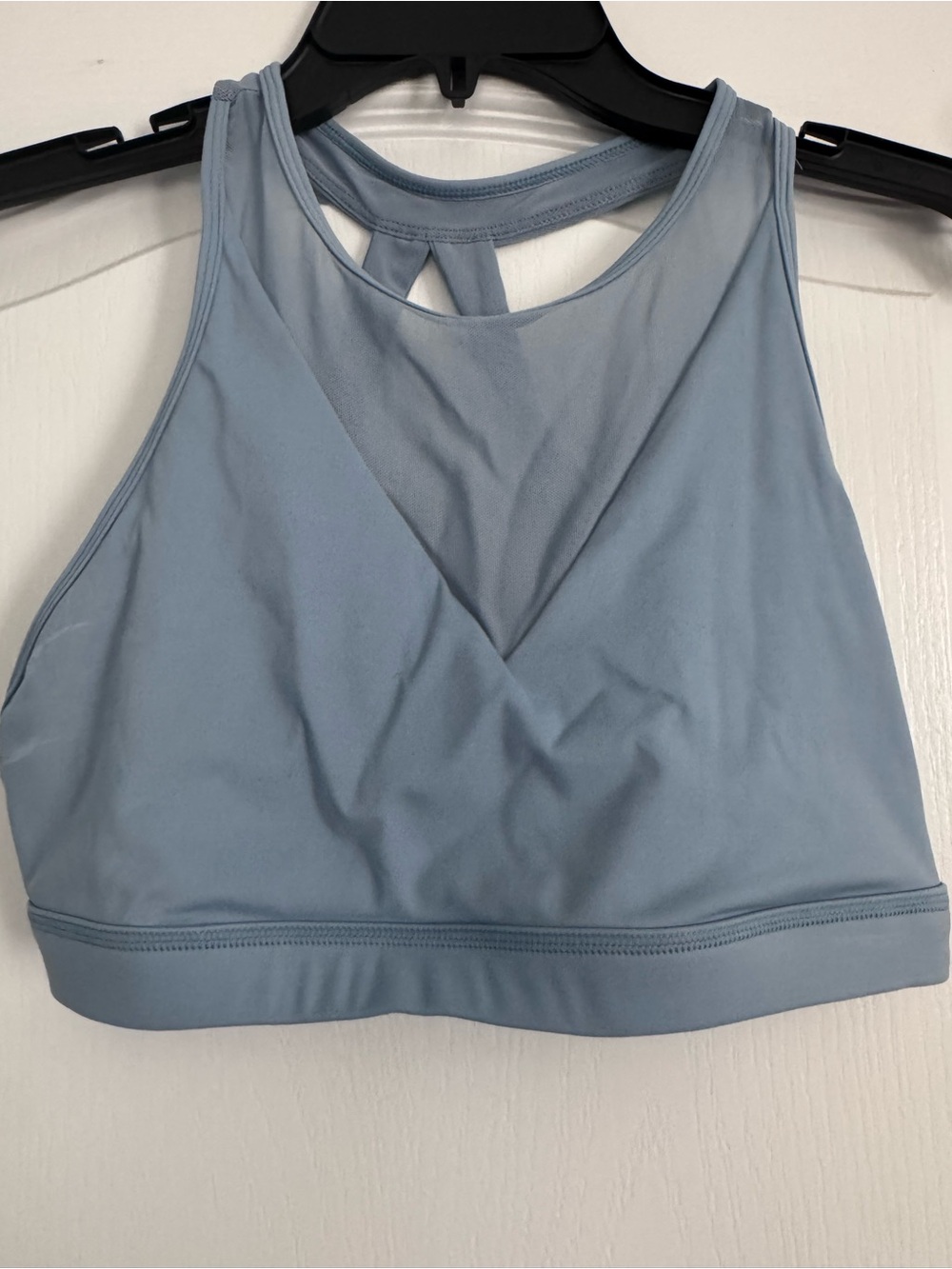 Light Blue Born Primitive High-Neck Sports Bra